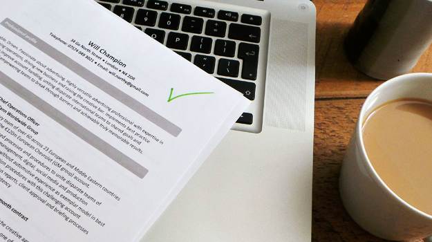 Picture of a career change CV